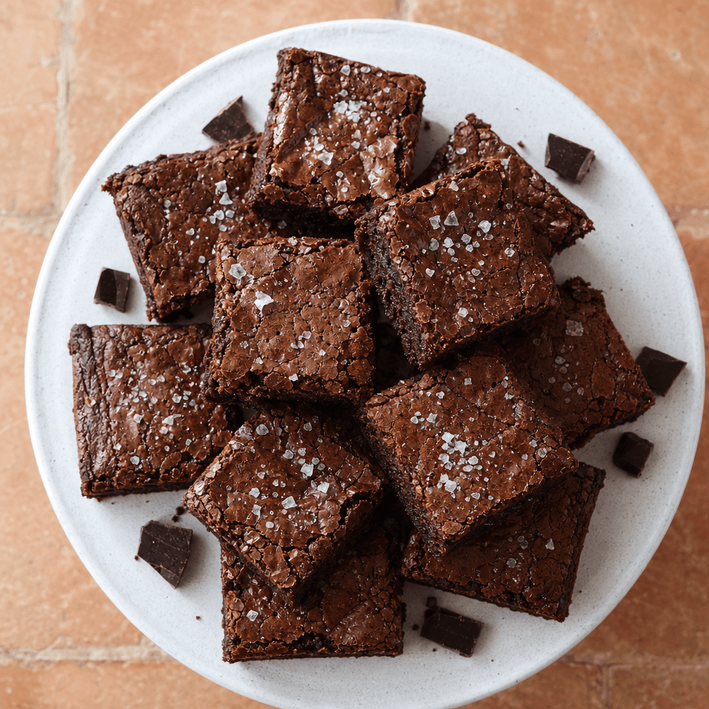 Chocolate Brownies with Sea Salt