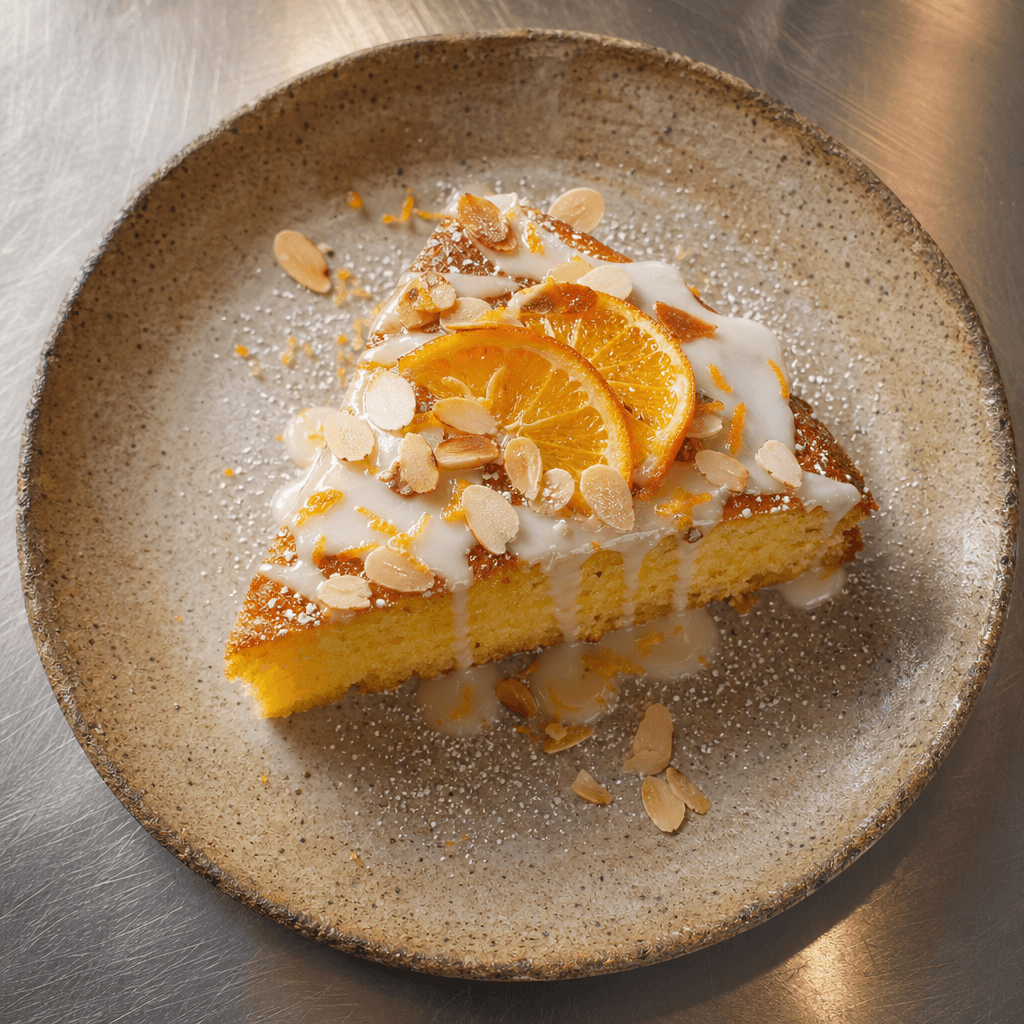 Orange And Almond Cake With Olive Oil