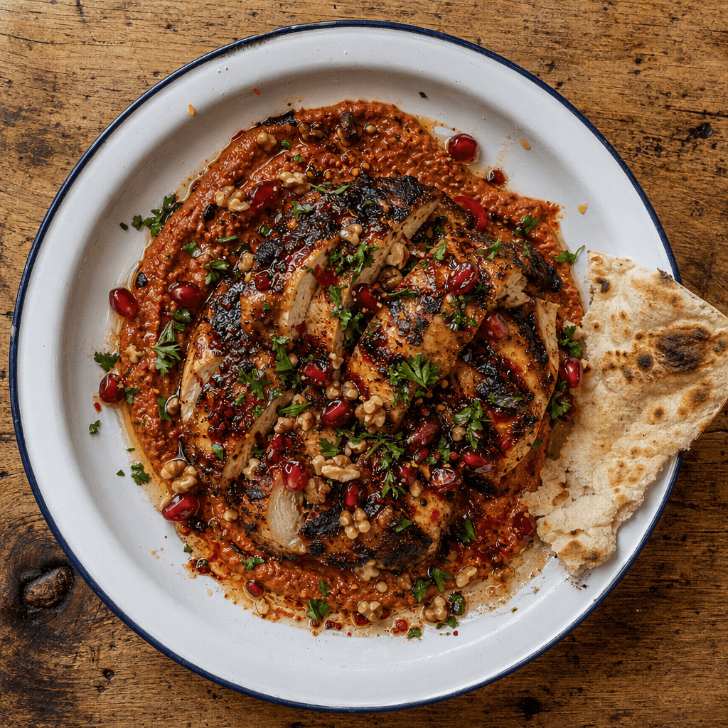 Chargrilled Chicken with Muhammara