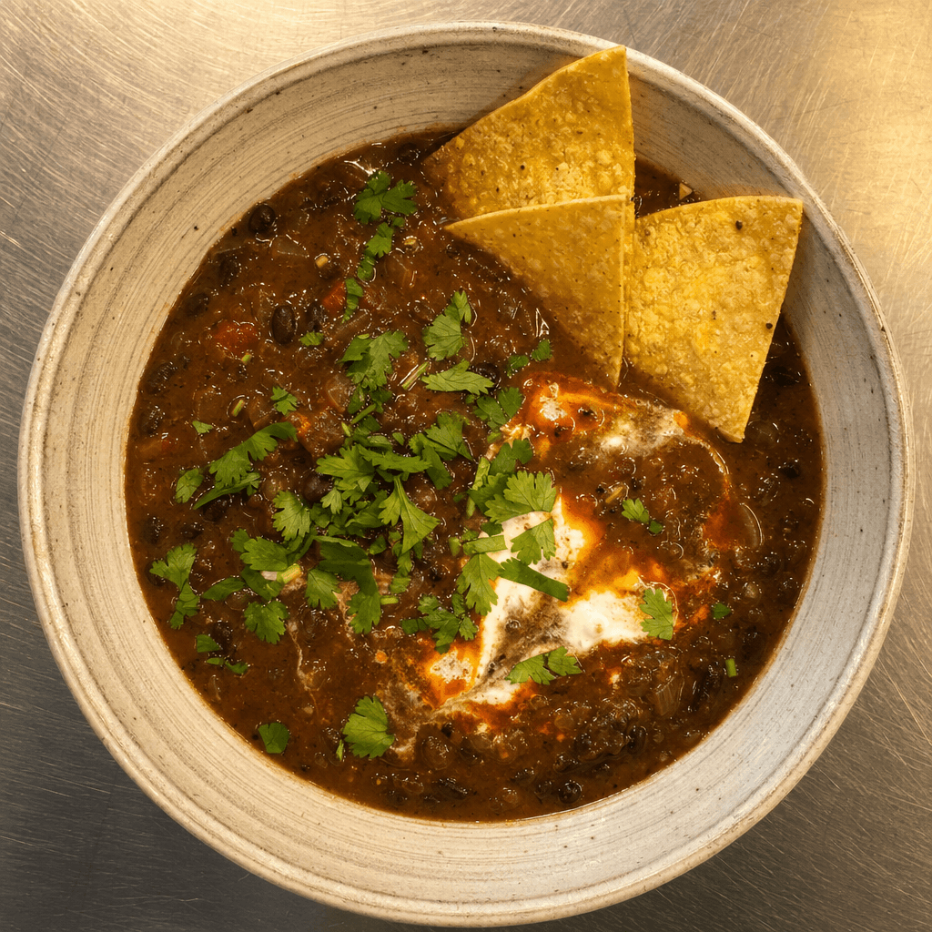 Smoky Chipotle Black Bean Soup