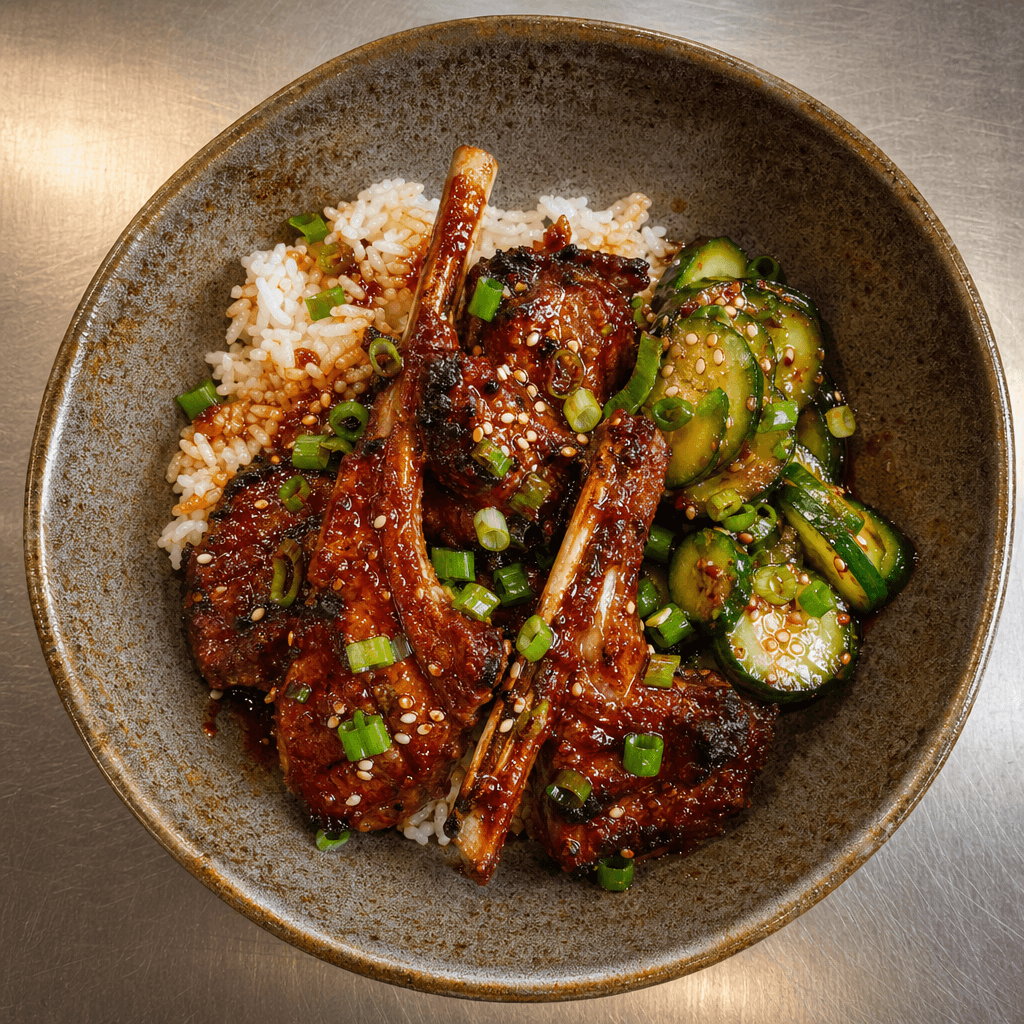 Korean Gochujang Lamb Chops