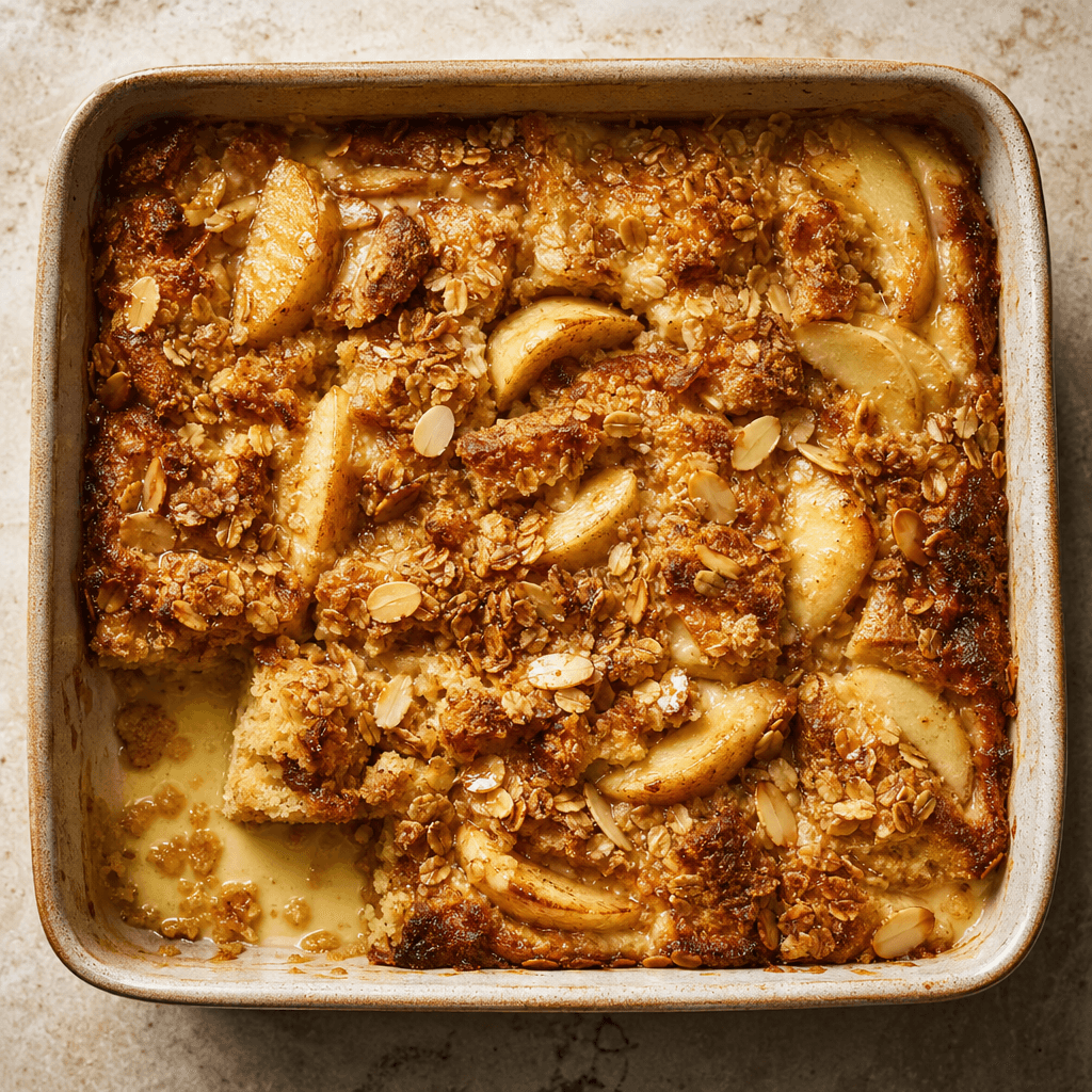 Cinnamon Apple Traybake