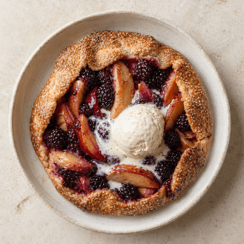 Apple & Blackberry Galette