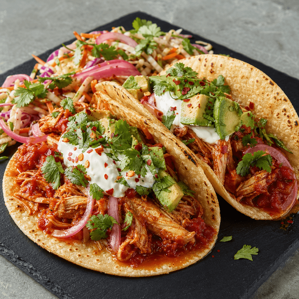 Smoky Chicken Tinga Tacos