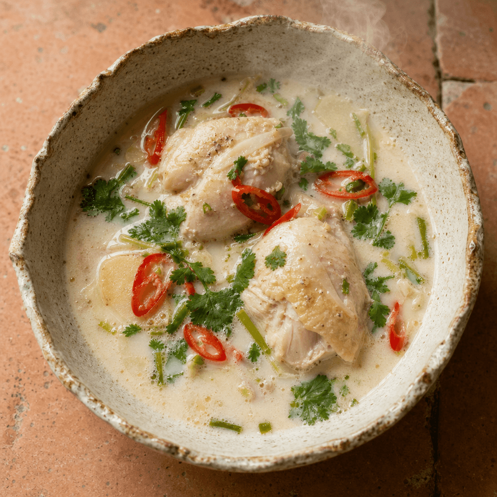 Coconut Chicken & Lemongrass Soup