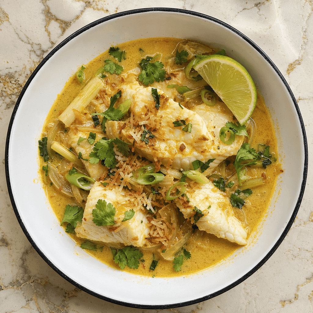 Coconut and Lime Fish Curry