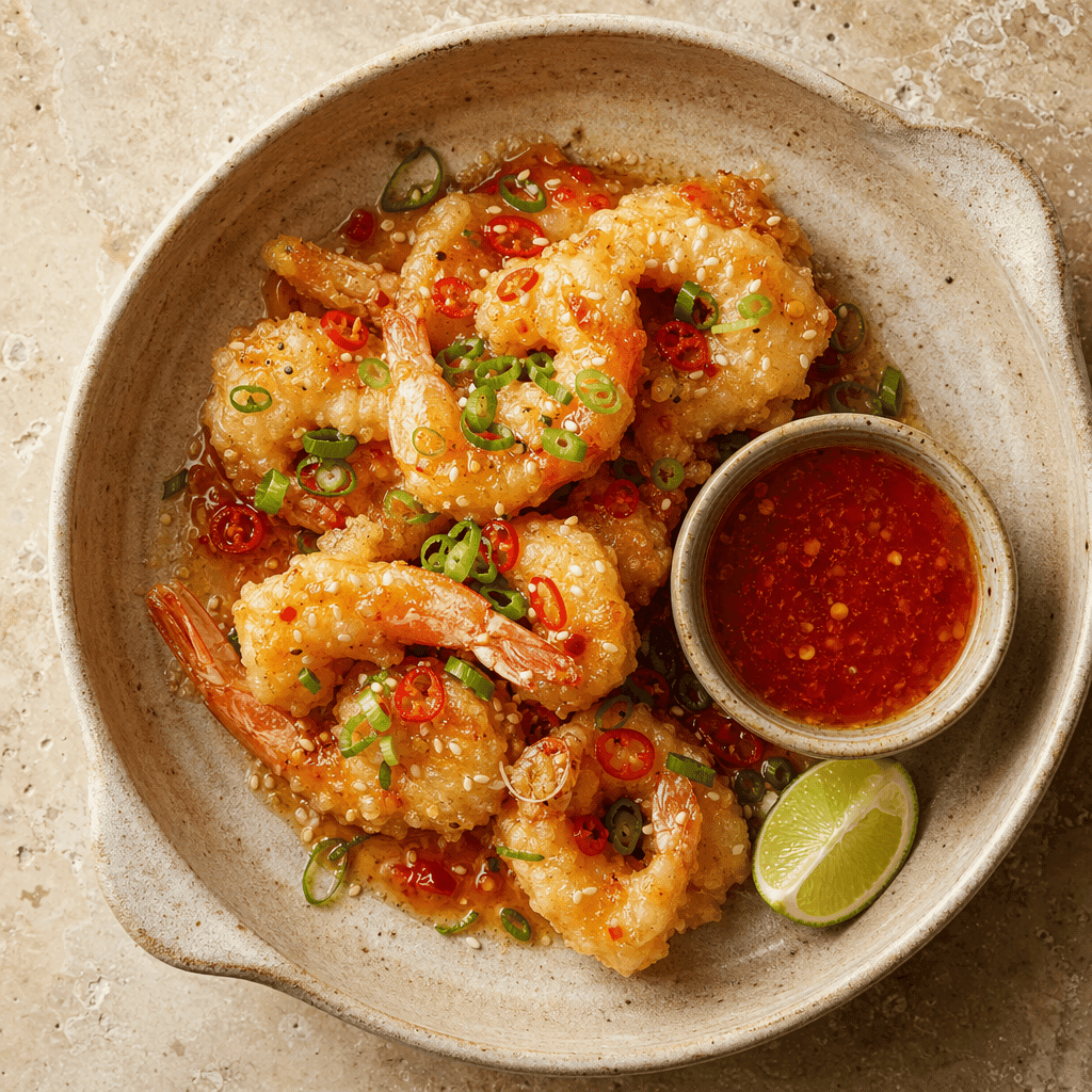 Prawn Tempura with Sweet Chilli Dipping Sauce