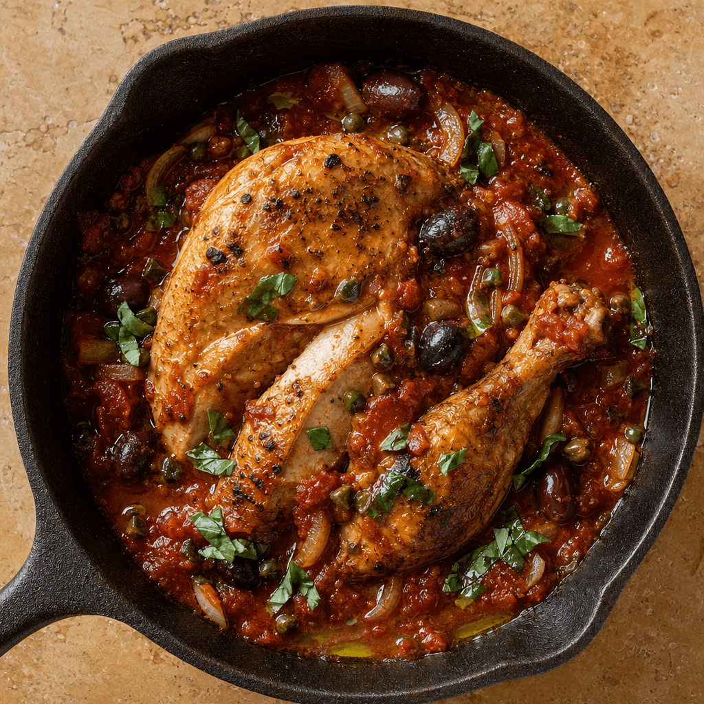 Whole Chicken Cacciatore