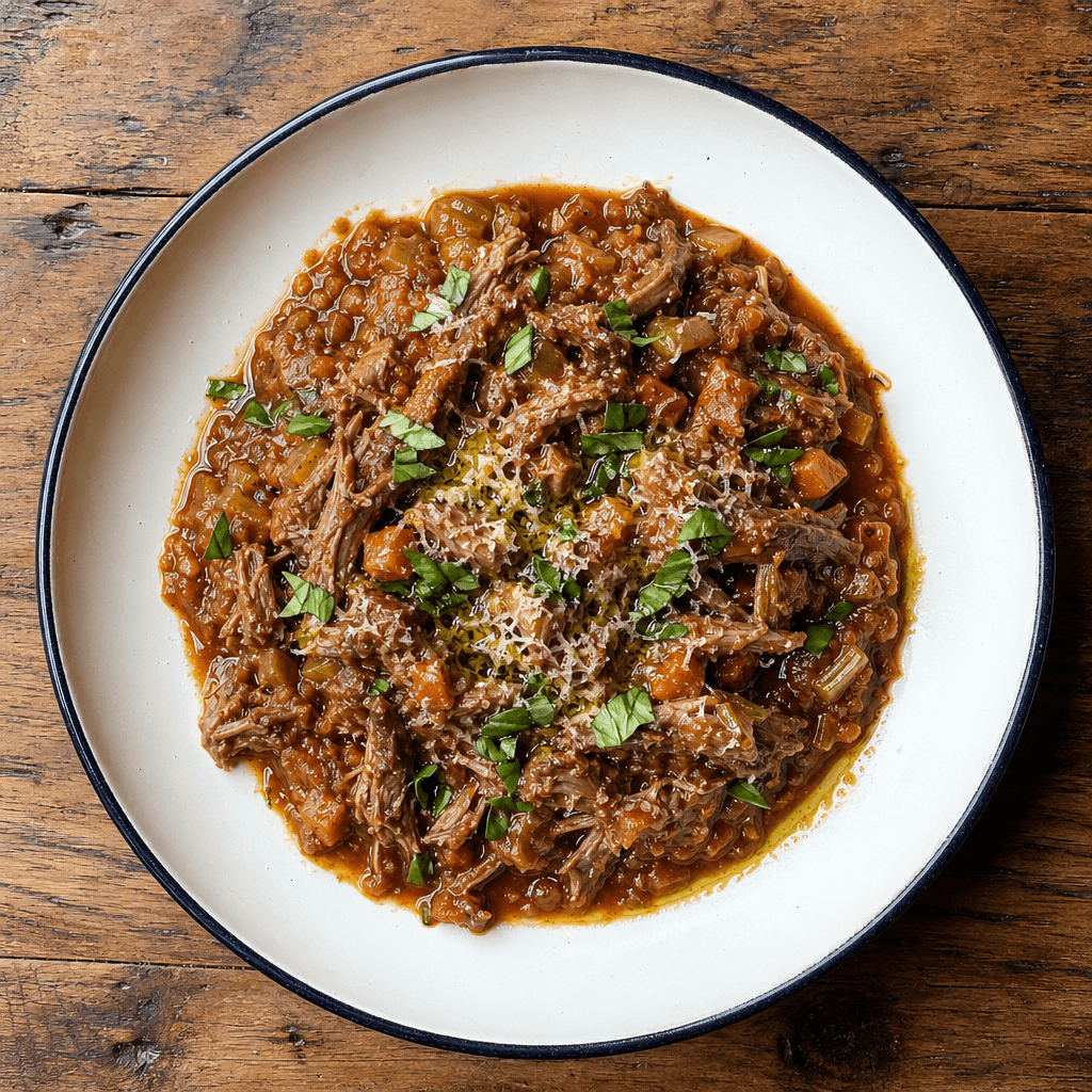 Slow Cooked Duck Leg Ragù