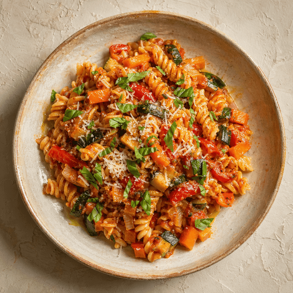 Pasta Spirals with Hidden Veg Tomato Sauce