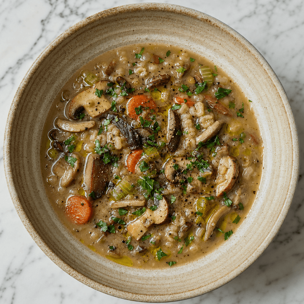 Mushroom & Barley Soup