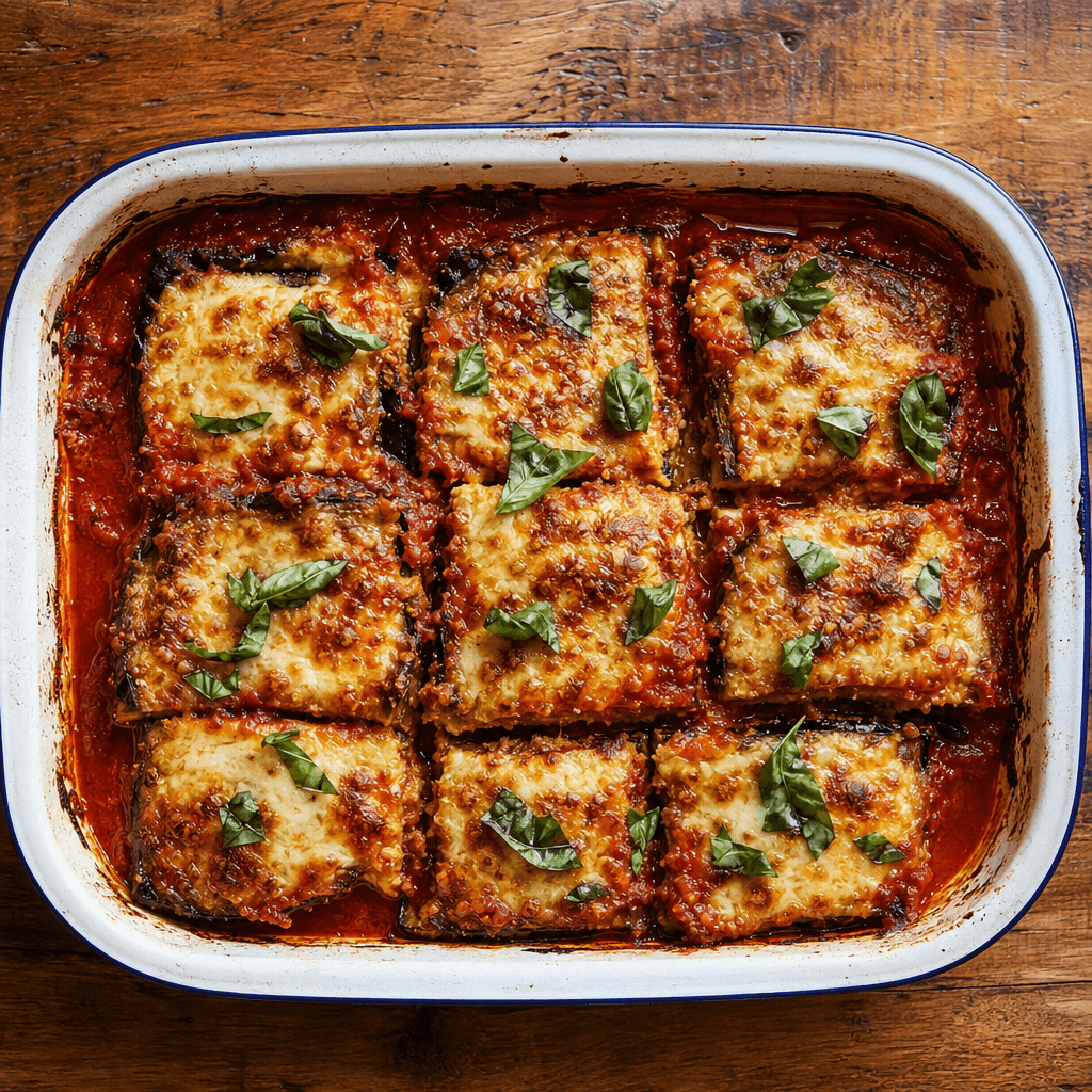 Baked Aubergine Parmesan