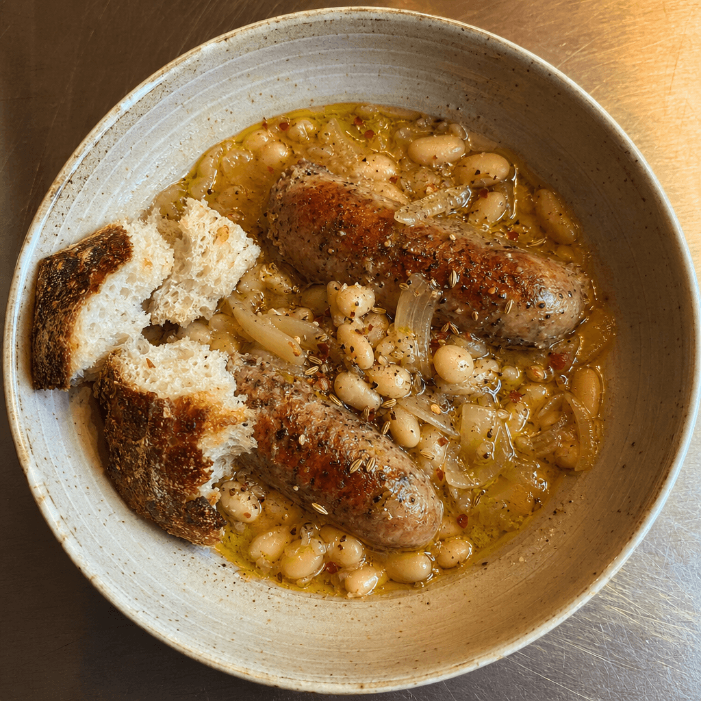Tuscan White Bean & Sausage Stew