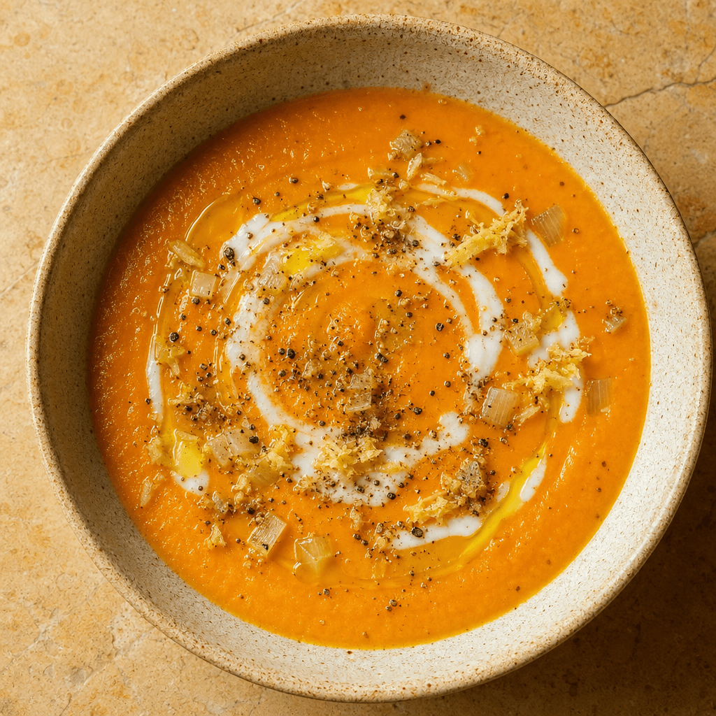 Spiced Carrot & Ginger Soup