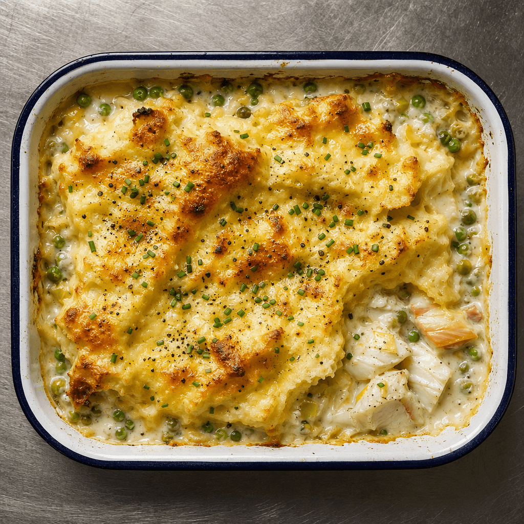 Fish Pie with Cheesy Mash