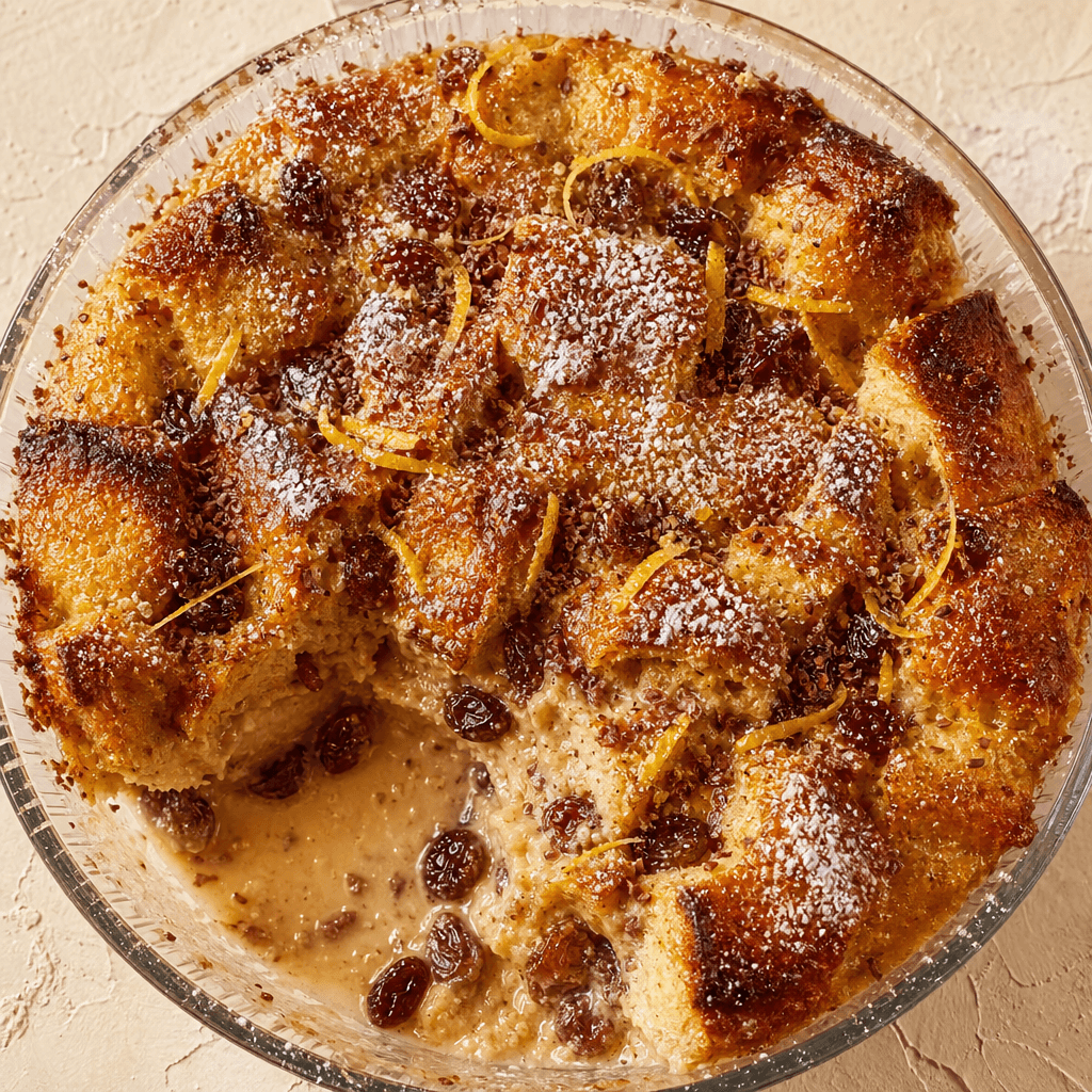 Chai Bread And Butter Pudding