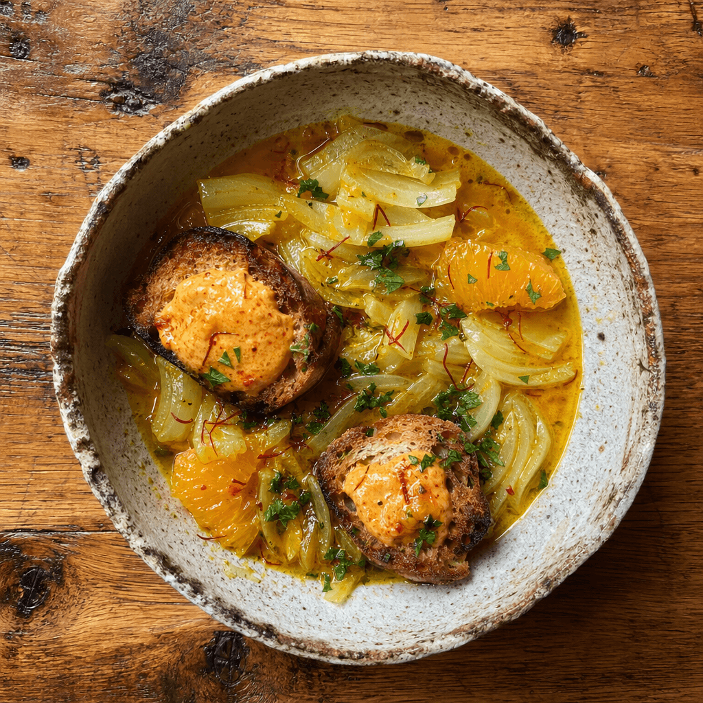 Bouillabaisse-Style Seafood Soup