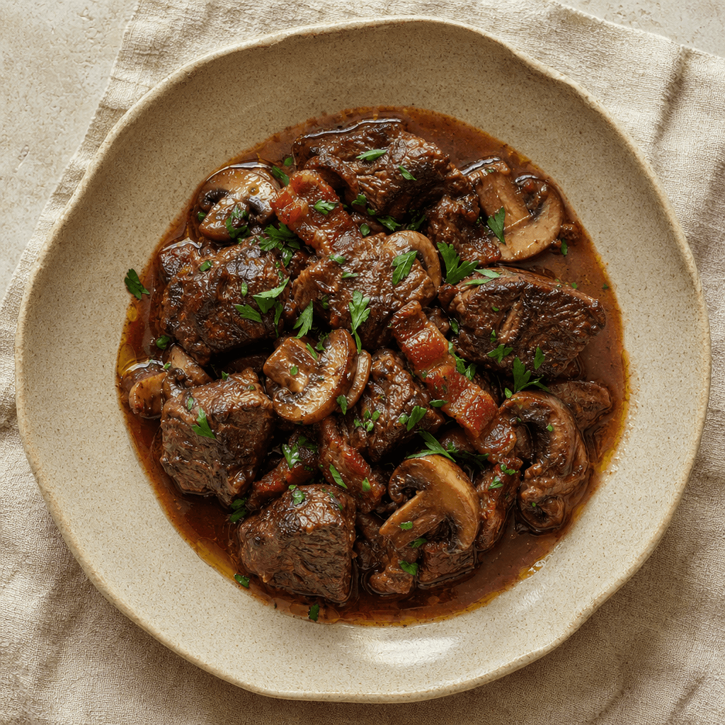 Beef & Mushroom Bourguignon
