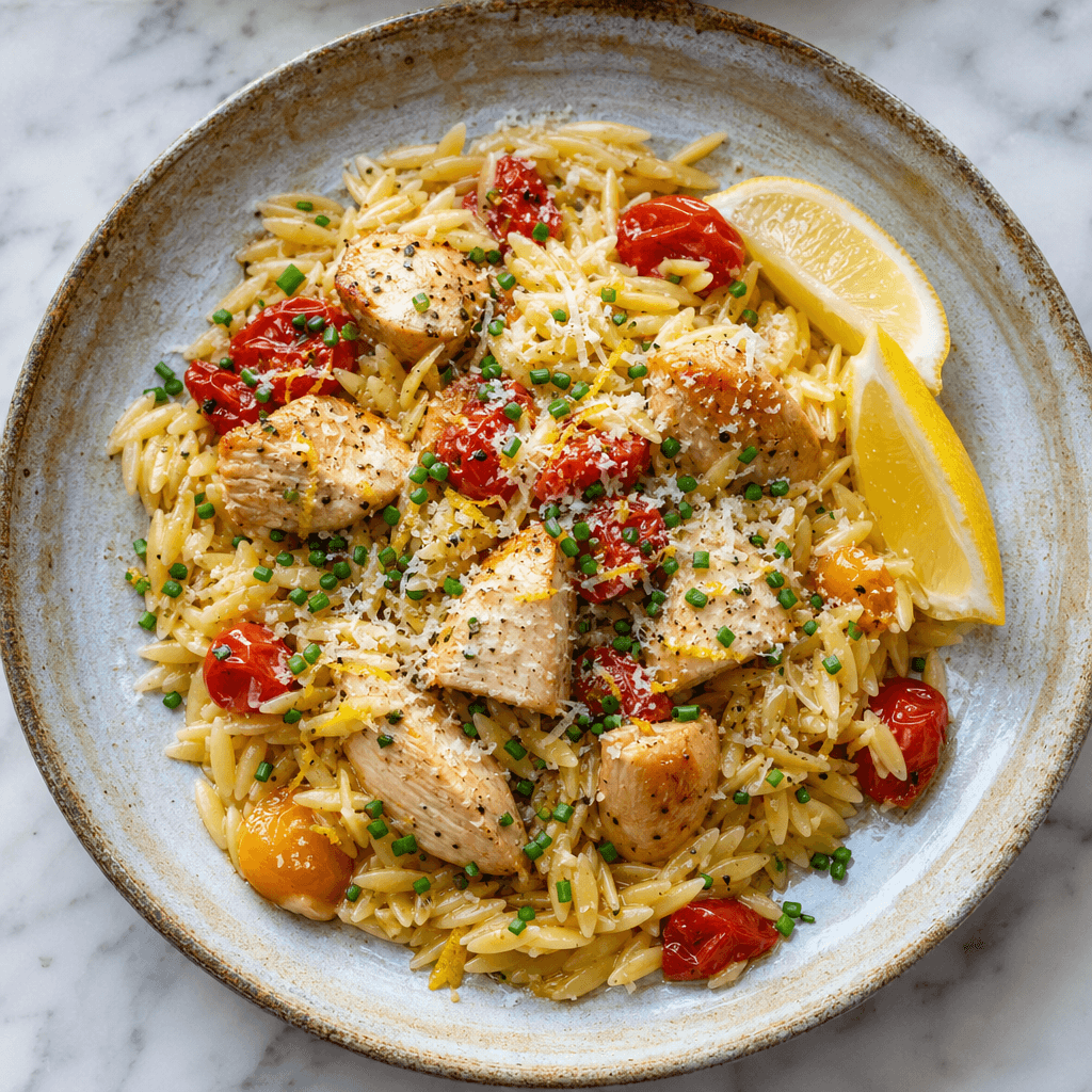 Lemon Chicken Orzo