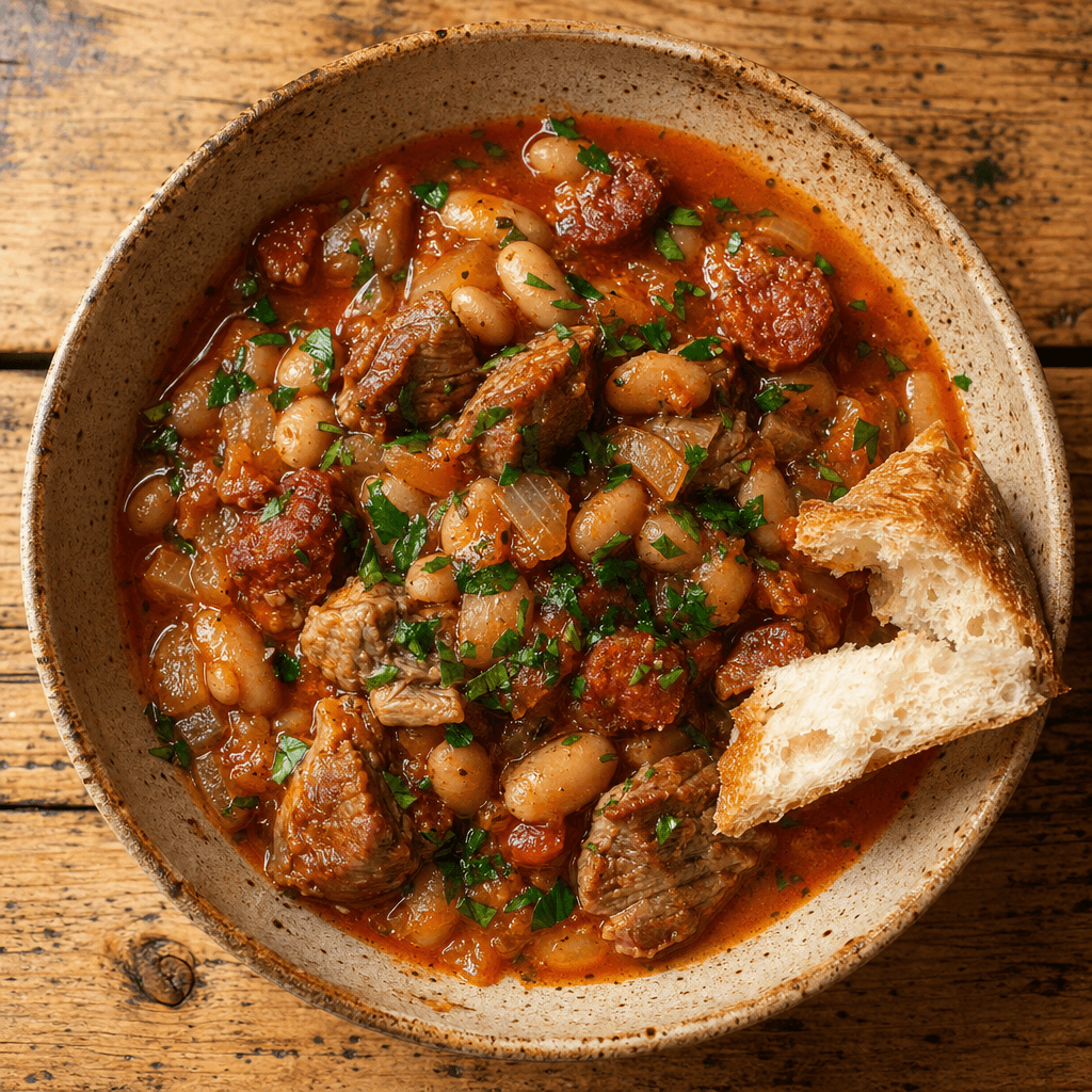 Smoky Pork & White Bean Stew