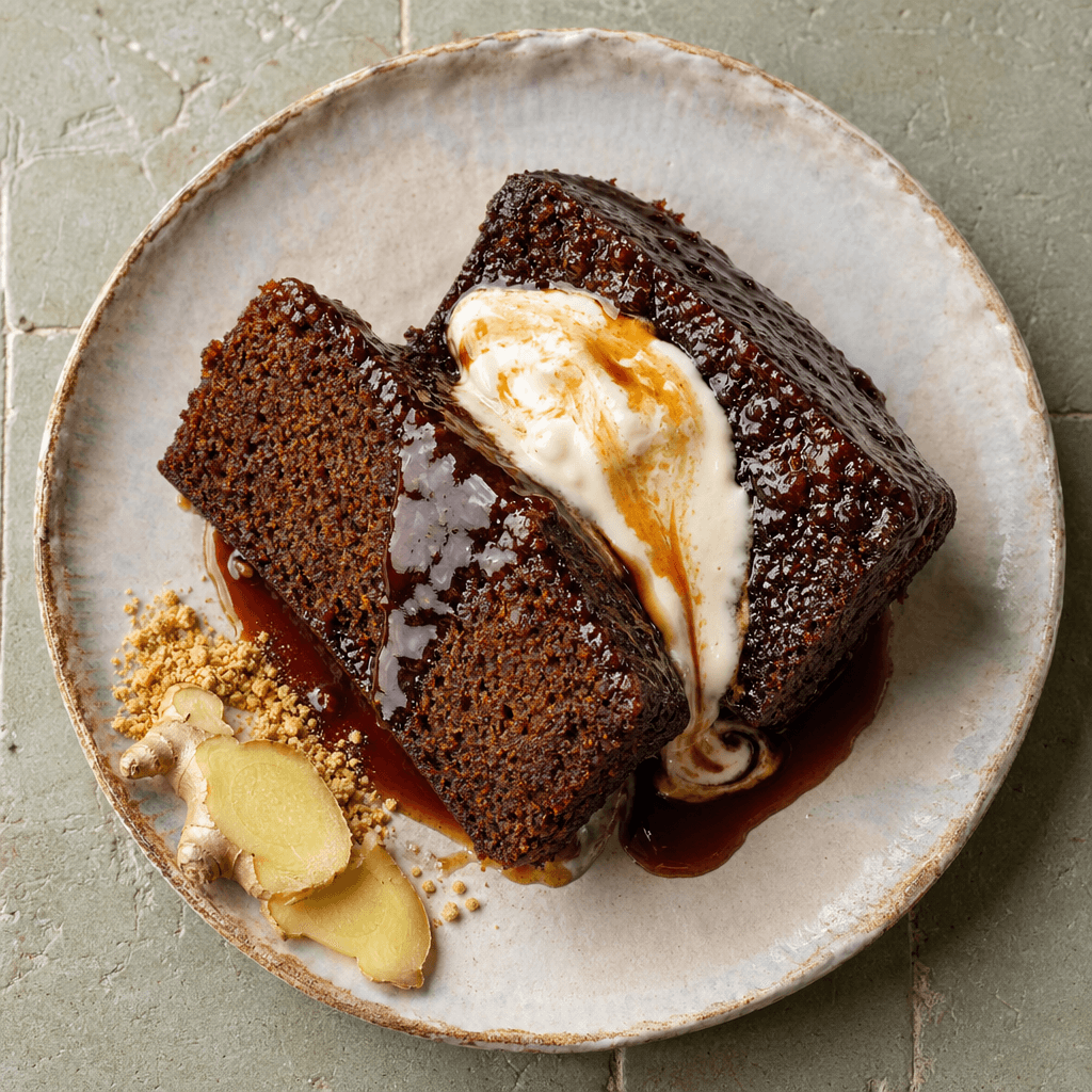 Sticky Ginger Loaf Cake