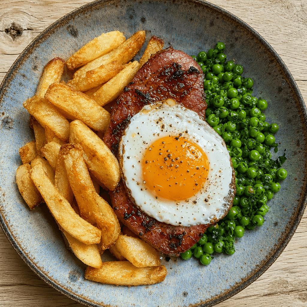 Gammon, Egg & Chips
